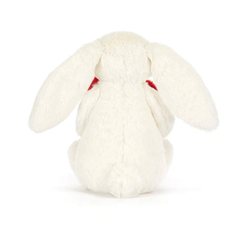 Kuscheltier Hase - Cream mit rotem Herz (31 cm)