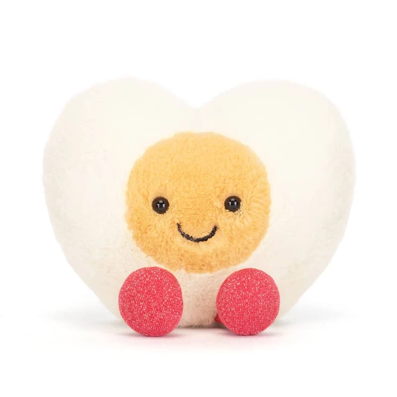 Kuscheltier Ei Herz - Amuseables Heart Boiled Egg (12 cm)