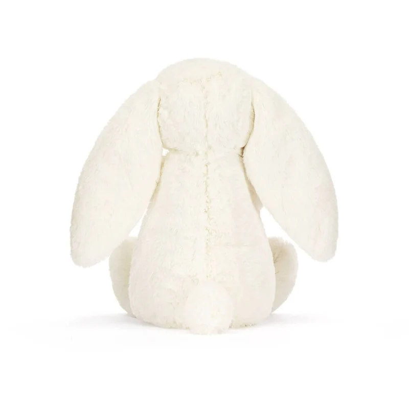 Kuscheltier Hase Bashful Cream – Mit Rose (31 cm)
