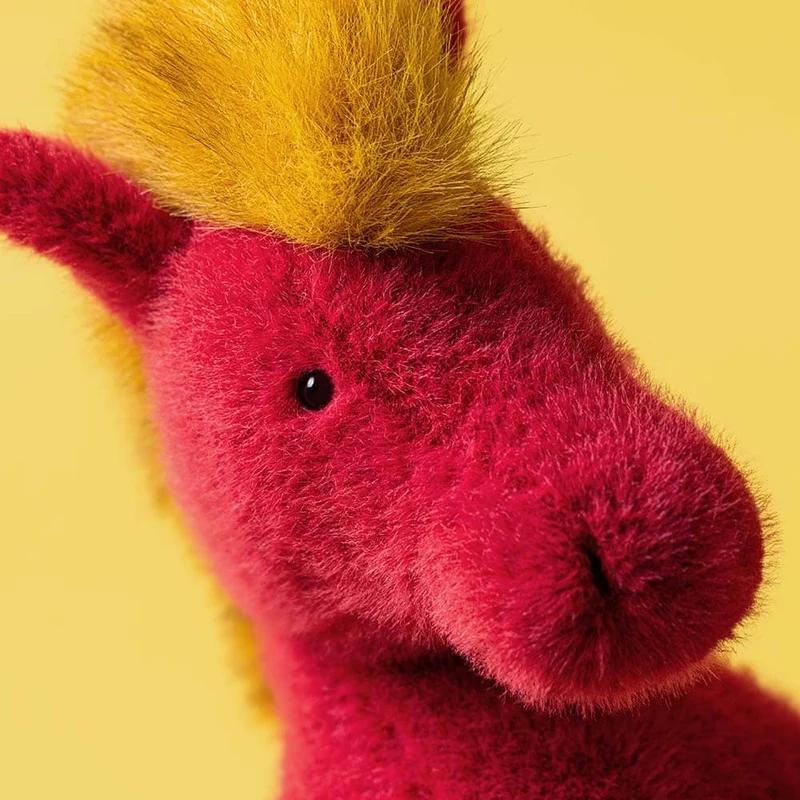 Kuscheltier Pferd Festival Horse – Rot & Gold (32 cm)