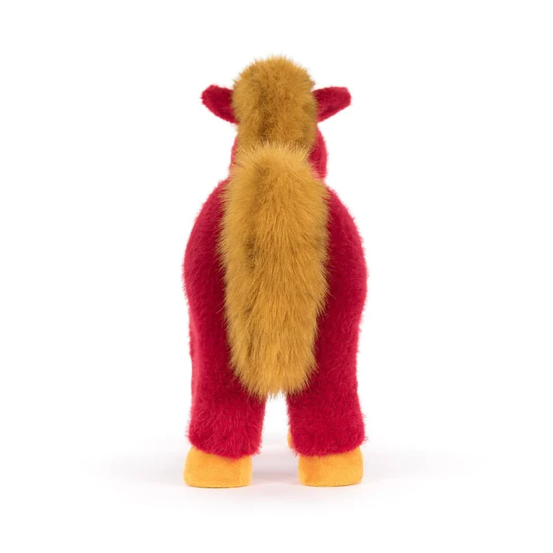 Kuscheltier Pferd Festival Horse – Rot & Gold (32 cm)