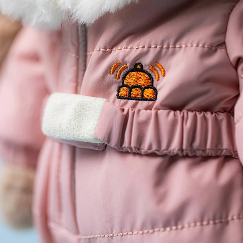 Kuscheltier Hase Bashful Beige Bunny Snow Suit (31 cm) – Rosa
