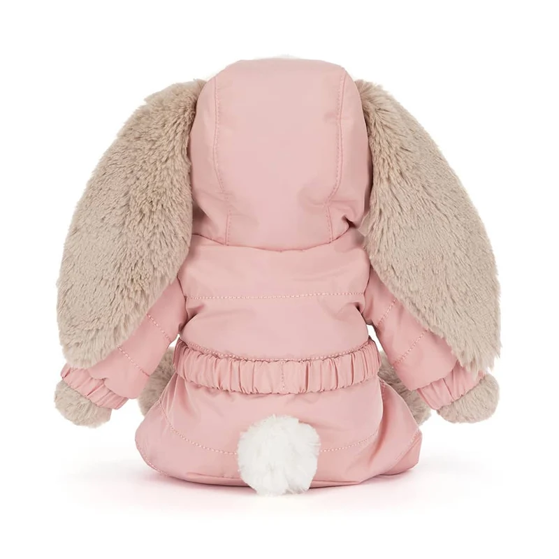 Kuscheltier Hase Bashful Beige Bunny Snow Suit (31 cm) – Rosa