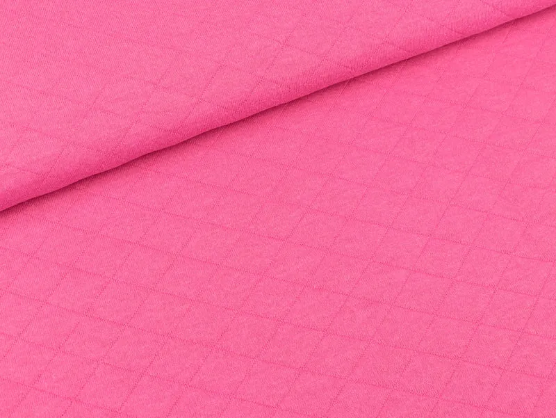 Reststück 53cm - Steppsweat Kelly doppelseitig pink