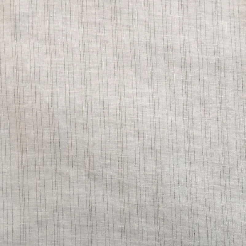 Gardinenstoff Lino Stripe - nature 310 cm