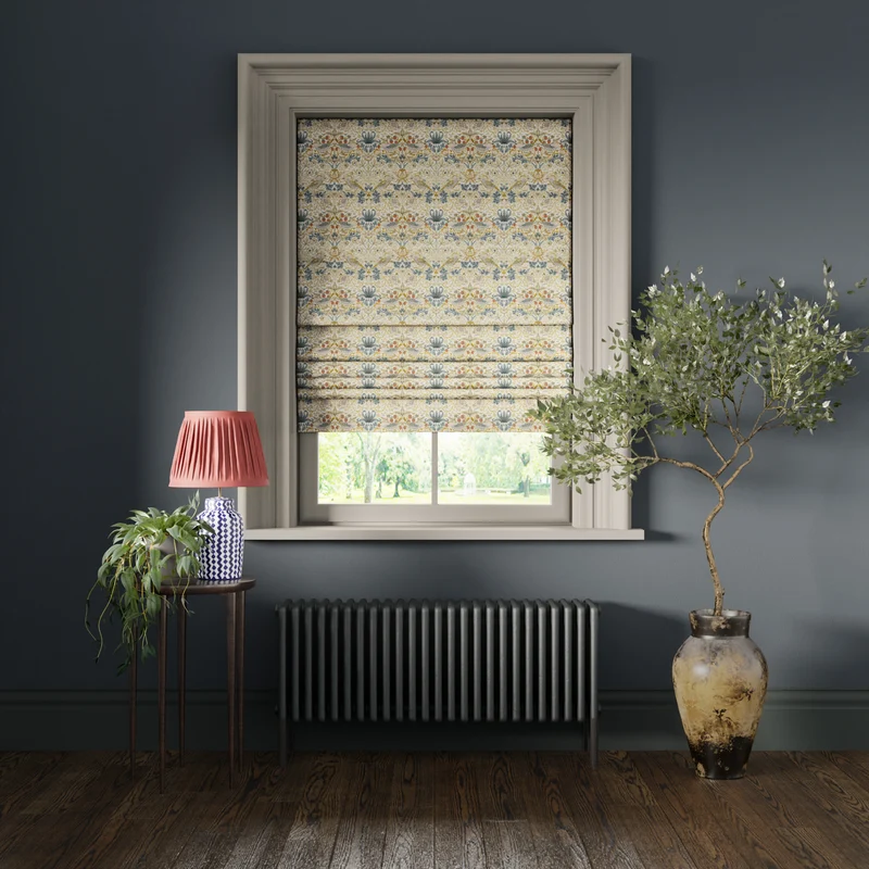 Baumwollstoff Erdbeerdieb - beige