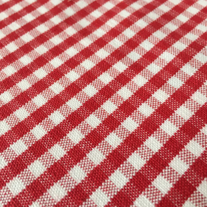 Cotton Check - rouge