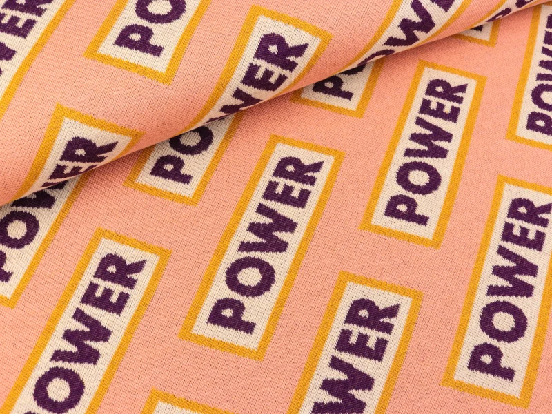 Hamburger Liebe Jacquard Life Loves You Power nude-viola-meringa-curry