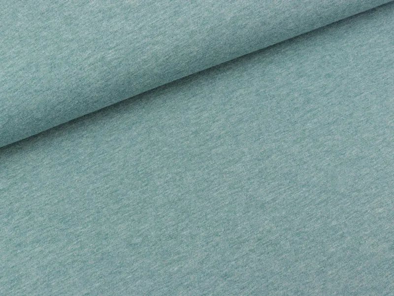 Baumwolljersey Vanessa oldmint melange