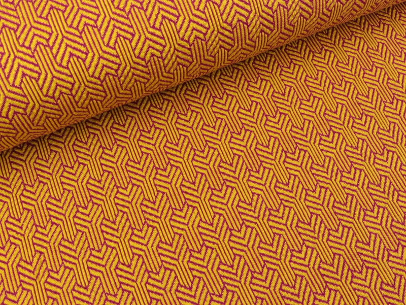 Hamburger Liebe Bliss 3D Ginko Knit senf-ciclamino