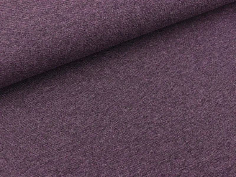 Leichter Sweat Maike violett melange