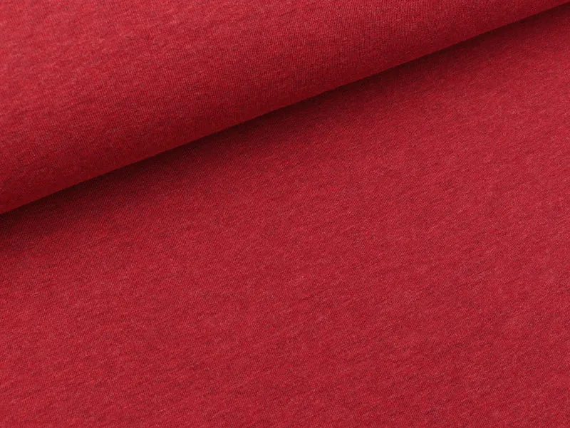 Ganzjahressweat Eike burgundy melange