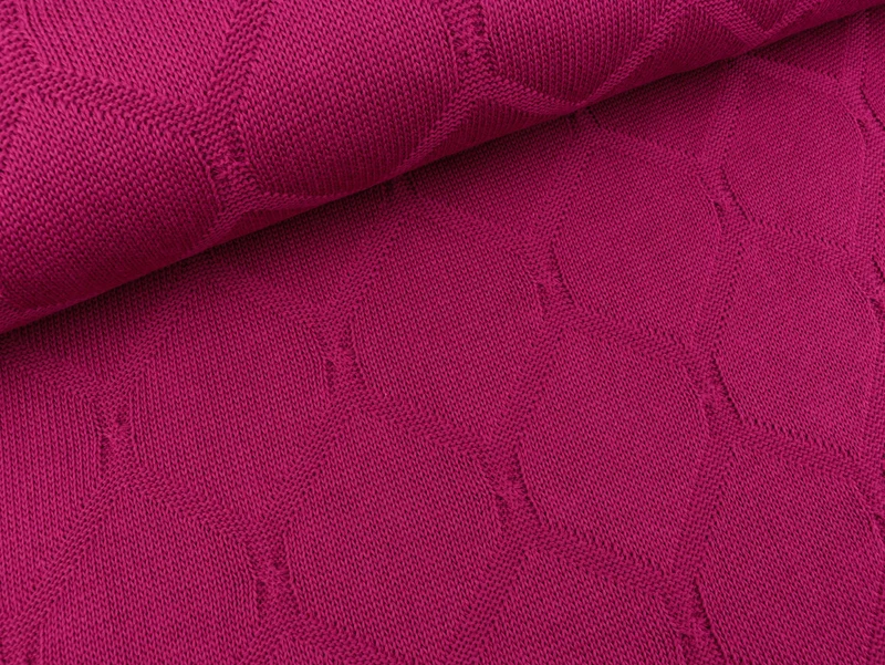 Hamburger Liebe Plain Stitches Grobstrick Cross Over Knitty ciclamino