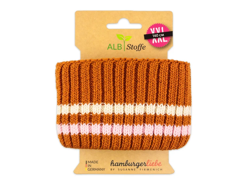 Cuff Me Cozy Stripes Bliss Bündchen nepal-meringa-rosa scuro
