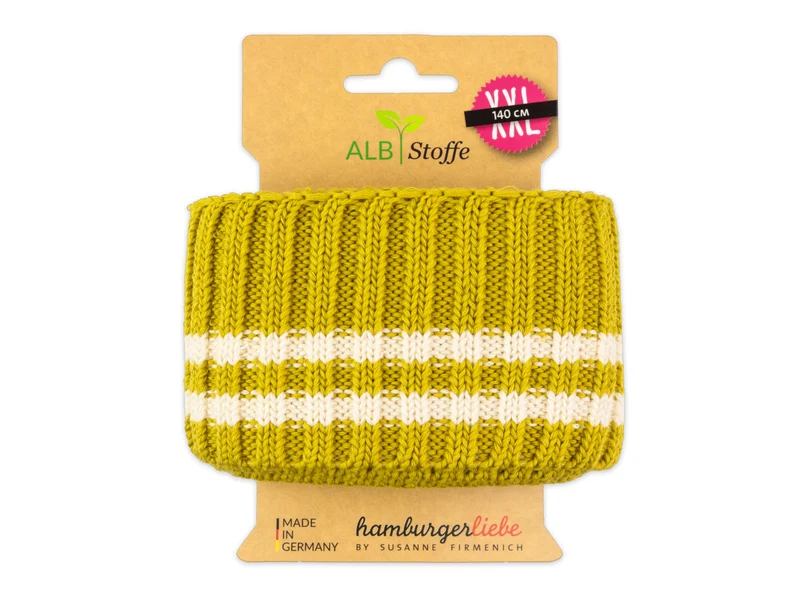 Cuff Me Cozy Stripes Bliss Bündchen senf-meringa