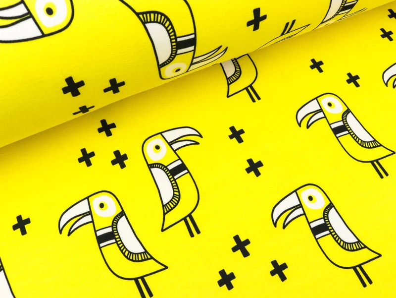 Hamburger Liebe Sommersweat Mono Big Bird giallino