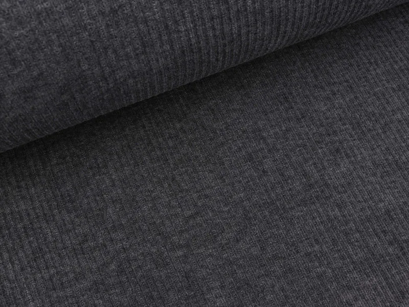 Organic Cord Nicki carbon melange by Hamburger Liebe