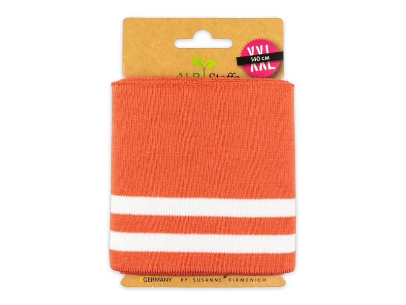 Cuff Me Bold Mono Bündchen luce rosso-weiß