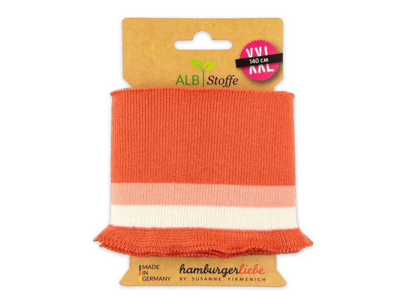 Cuff Me Frill Mono Bündchen luce rosso-nude-meringa