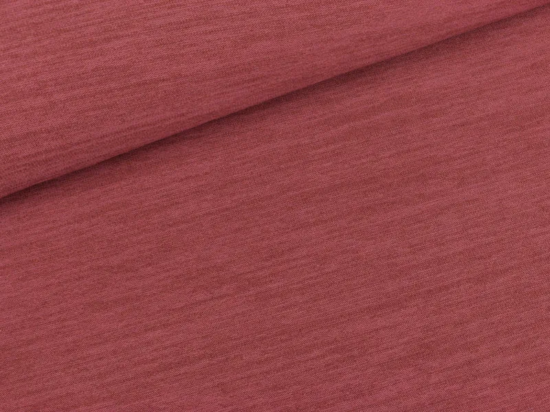 Strickstoff Lisa burgundy meliert uni
