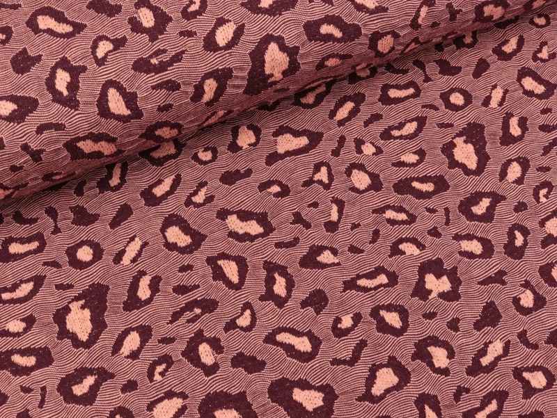 Hamburger Liebe Weekender 3D Jacquard Single Safari nude-bordeaux