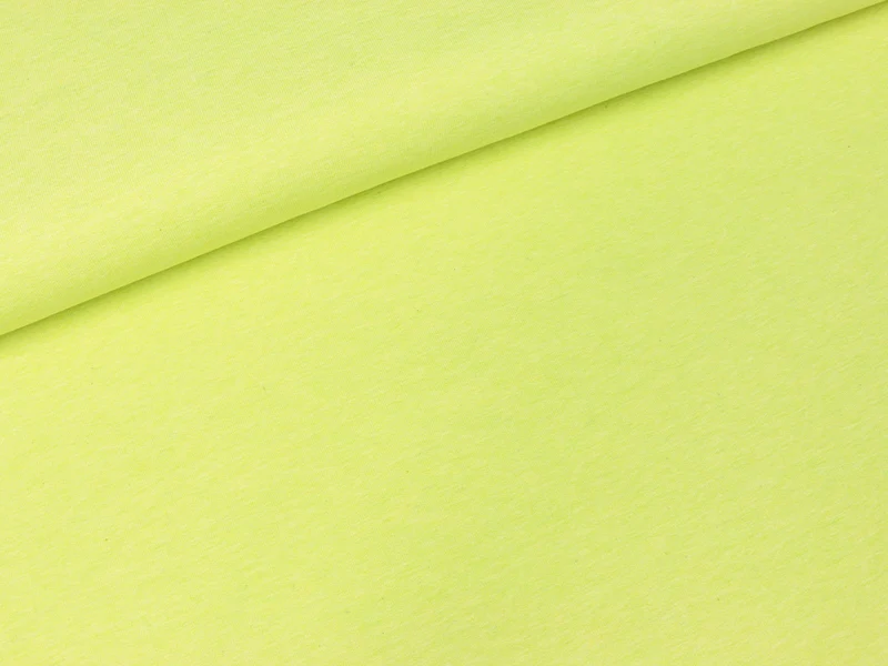 Baumwollsweat Jenna kiwi meliert uni