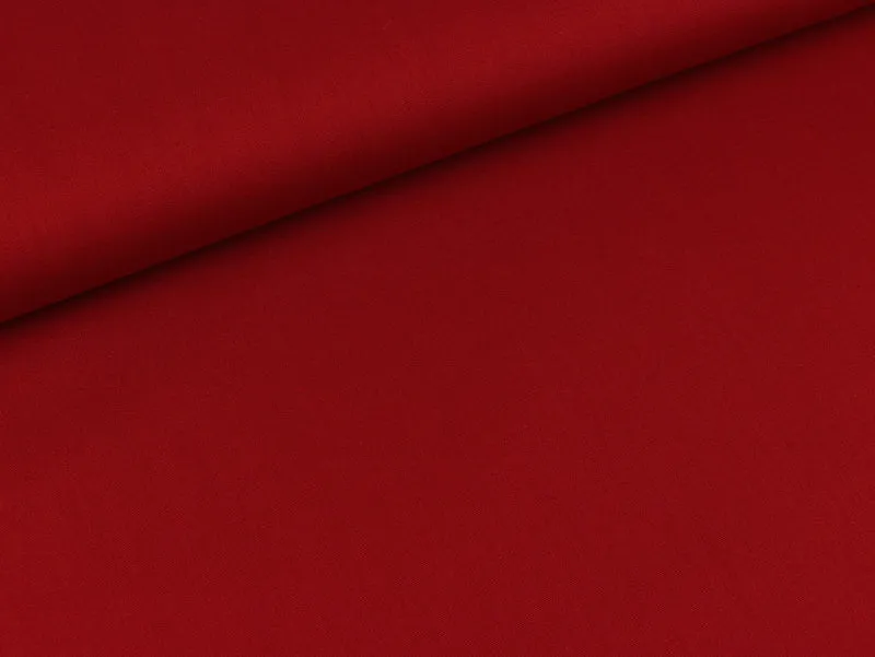 Baumwollstoff Heide burgundy uni
