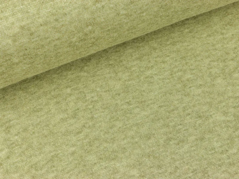 Strickstoff Moritz helles khaki meliert