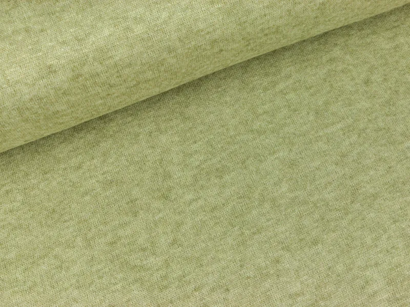 Strickstoff Max helles khaki meliert