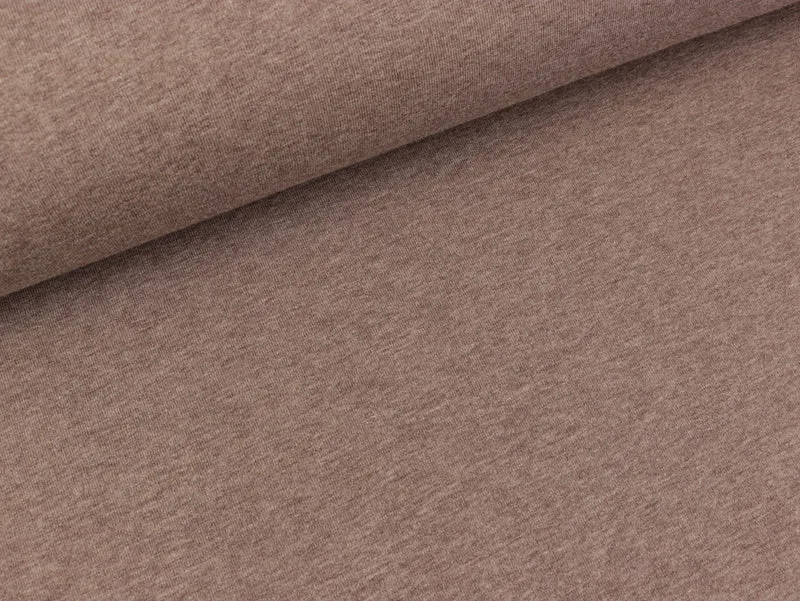 Leichter Sweat Maike schlamm meliert uni