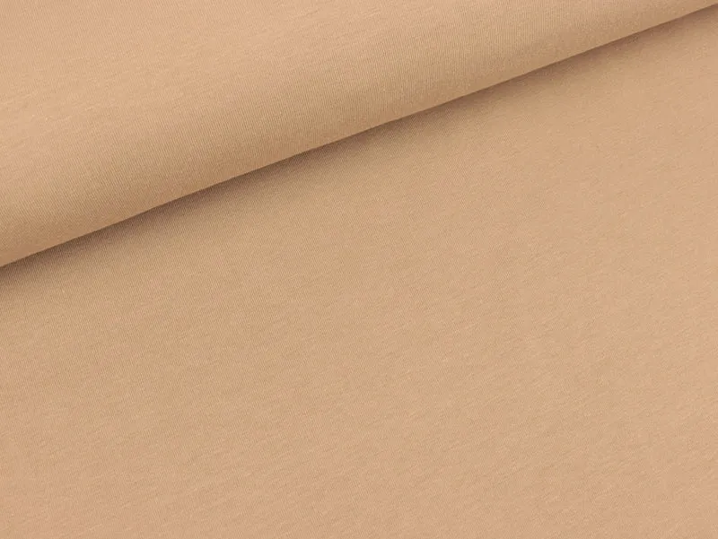 Baumwolljersey Gitte uni beige