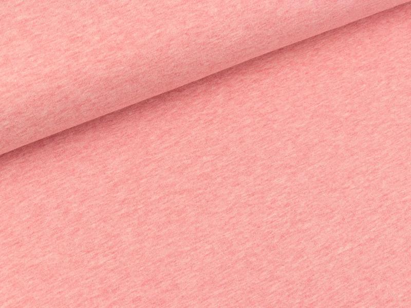 Leichter Sweat Maike koralle meliert uni