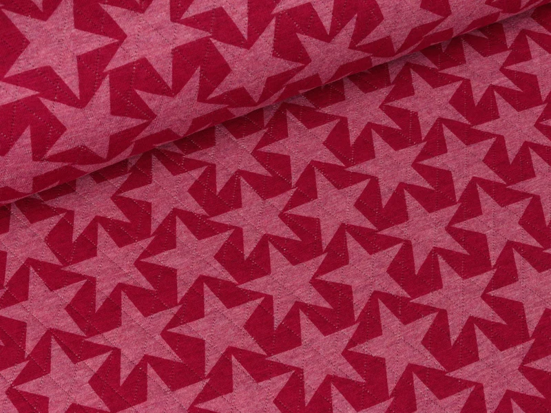 Steppsweat Kelly Print Sterne pink-himbeerrot