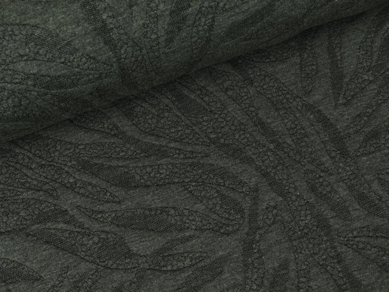 Jacquardjersey Marsa dunkelgrau