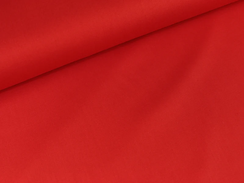 Baumwollstoff Heide rot uni