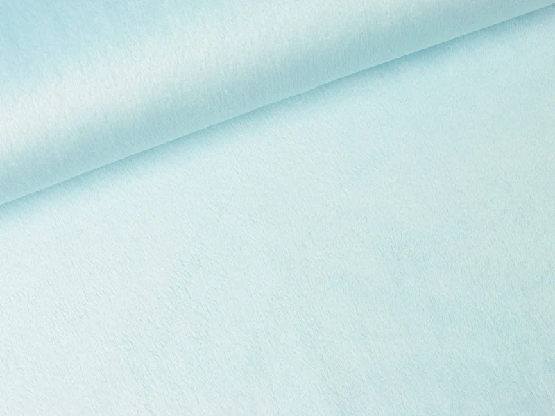 Minky Fleece babyblau uni