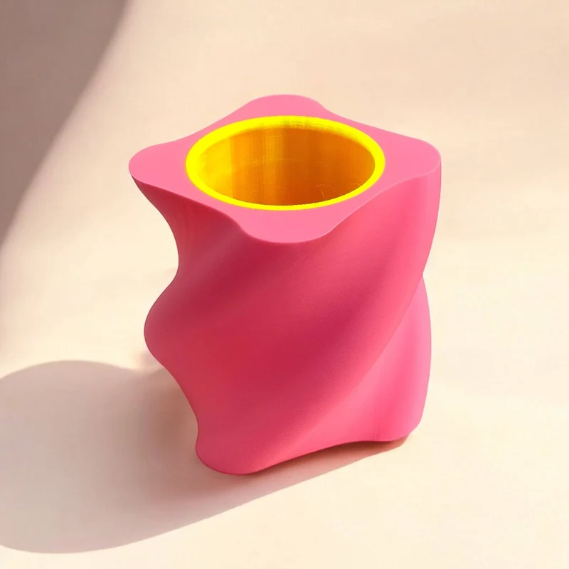3D-Vase „Sway 100“ – Flamingo