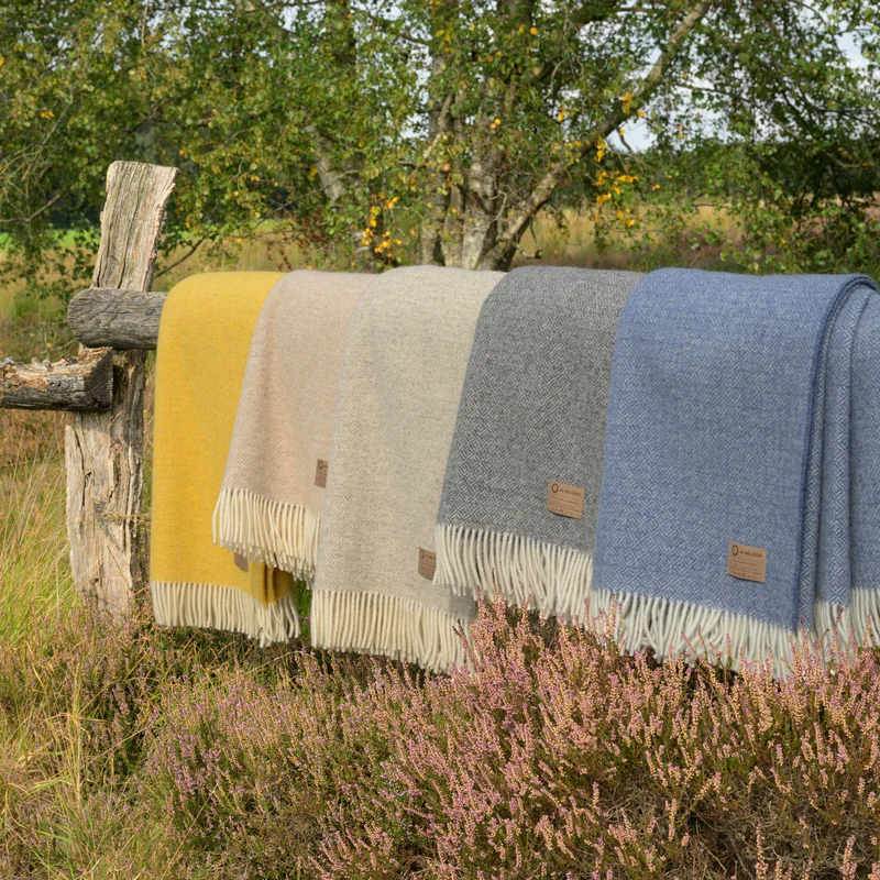 Wolldecke „Shetland"