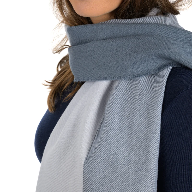 Merino-Schal "Winterhimmel"