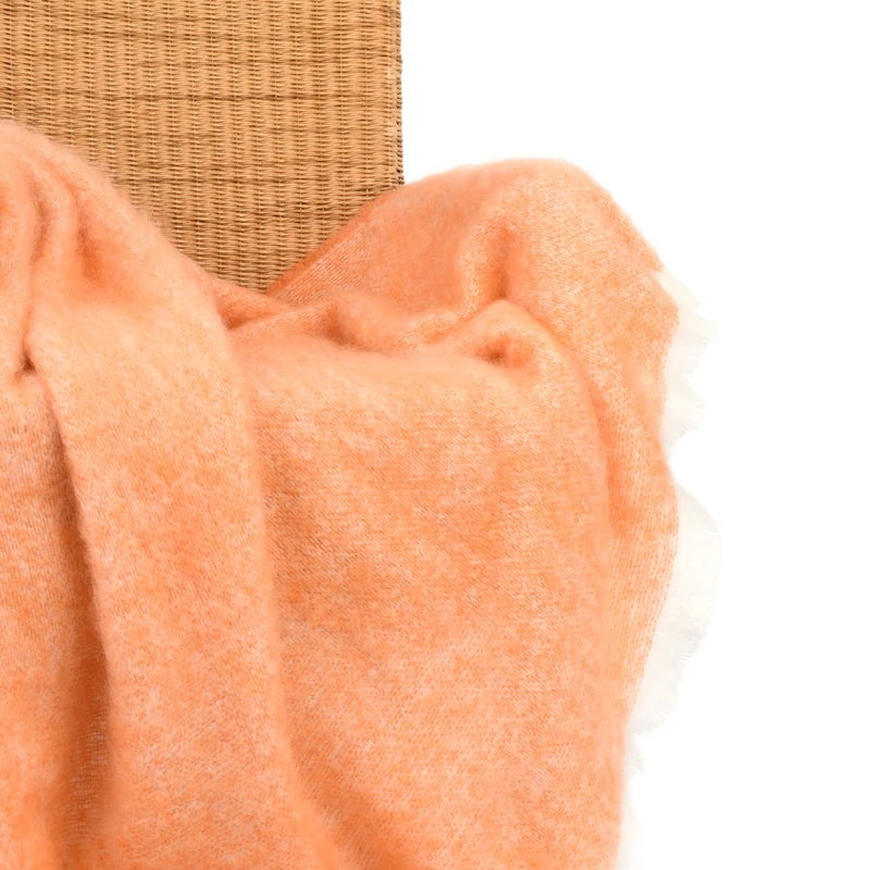 Mohairdecke "Mandarine"