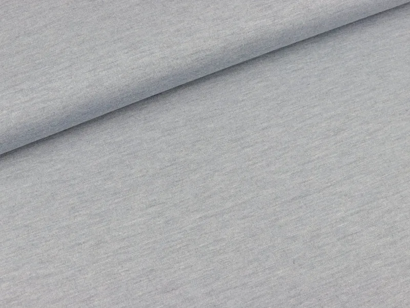 Sommersweat Dolly hellblau meliert