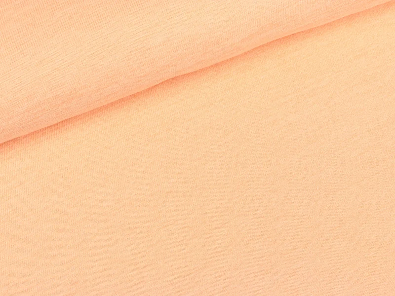 Strickstoff Lisa apricot meliert uni