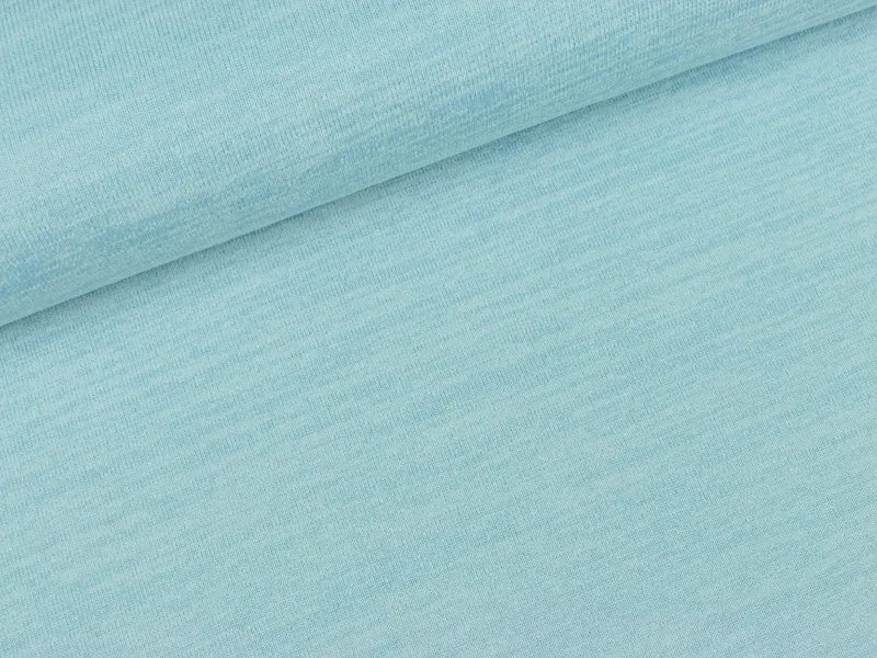 Strickstoff Lisa hellblau meliert uni