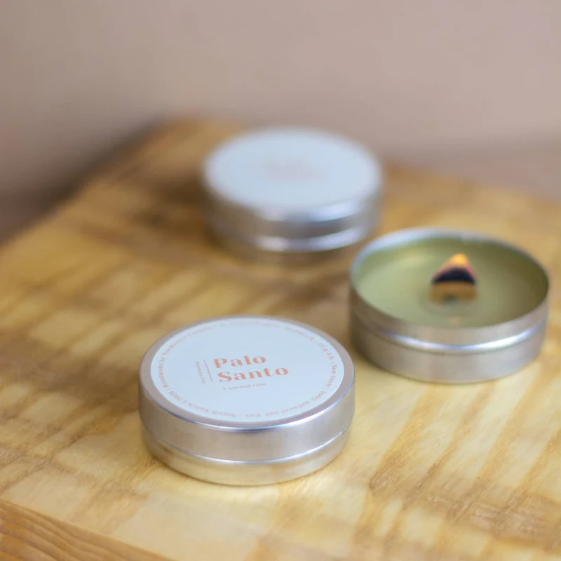 Palo Santo – Mini-Duftkerze aus Sojawachs, 30 g