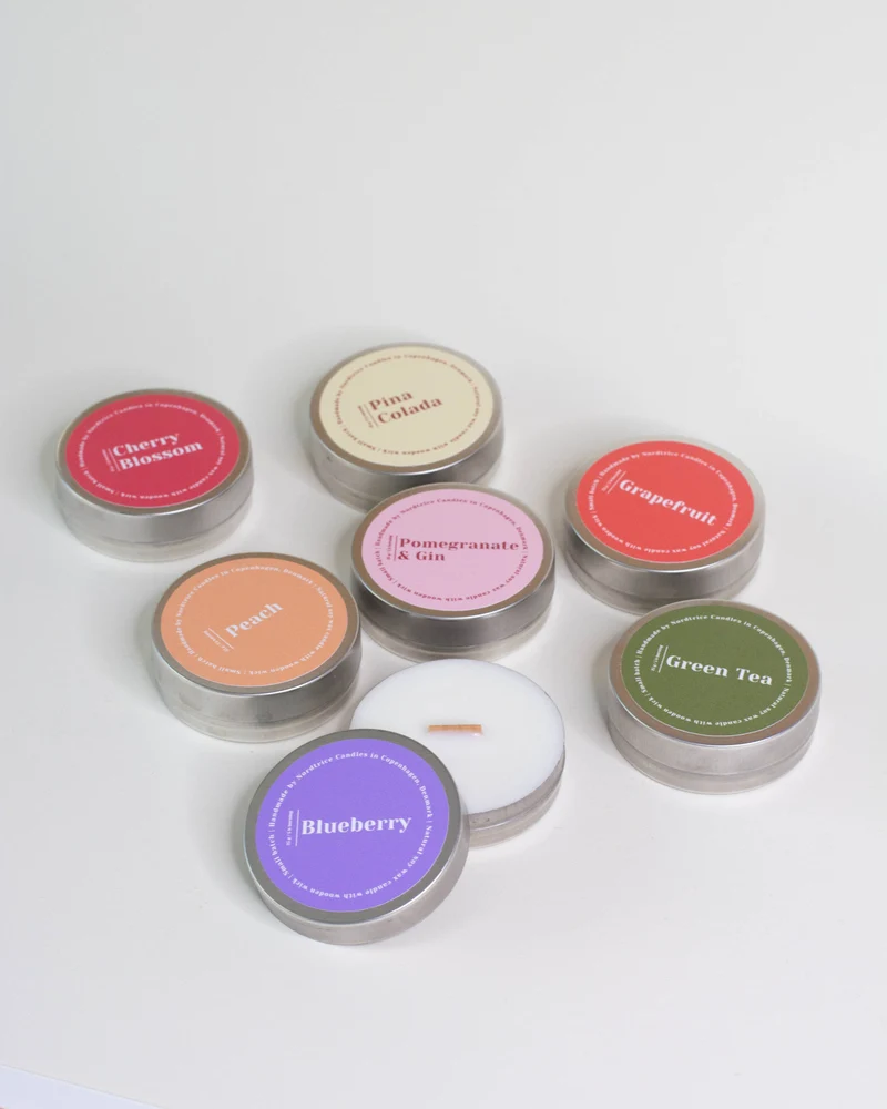 Pomegranate & Gin – Mini-Duftkerze aus Sojawachs, 30 g