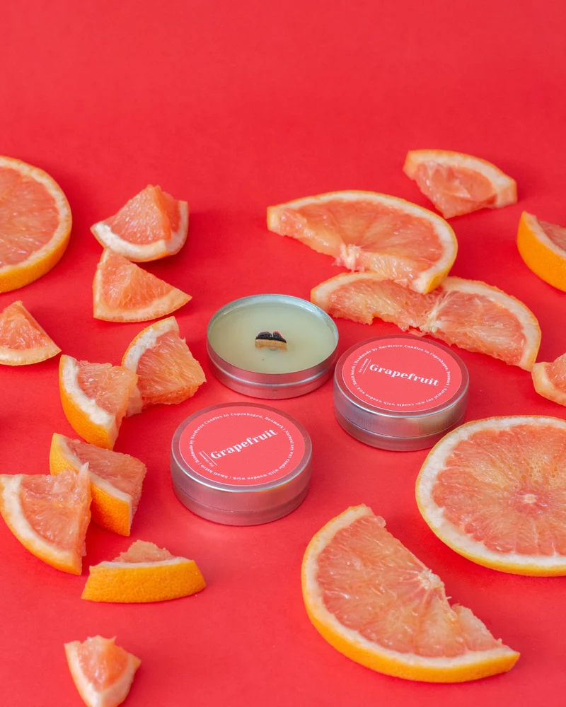 Pomegranate & Gin – Mini-Duftkerze aus Sojawachs, 30 g