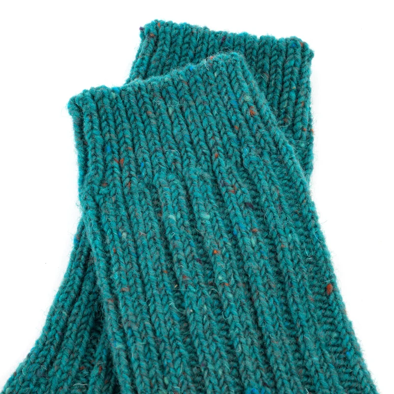 Einfarbige Wollsocken wie von Oma