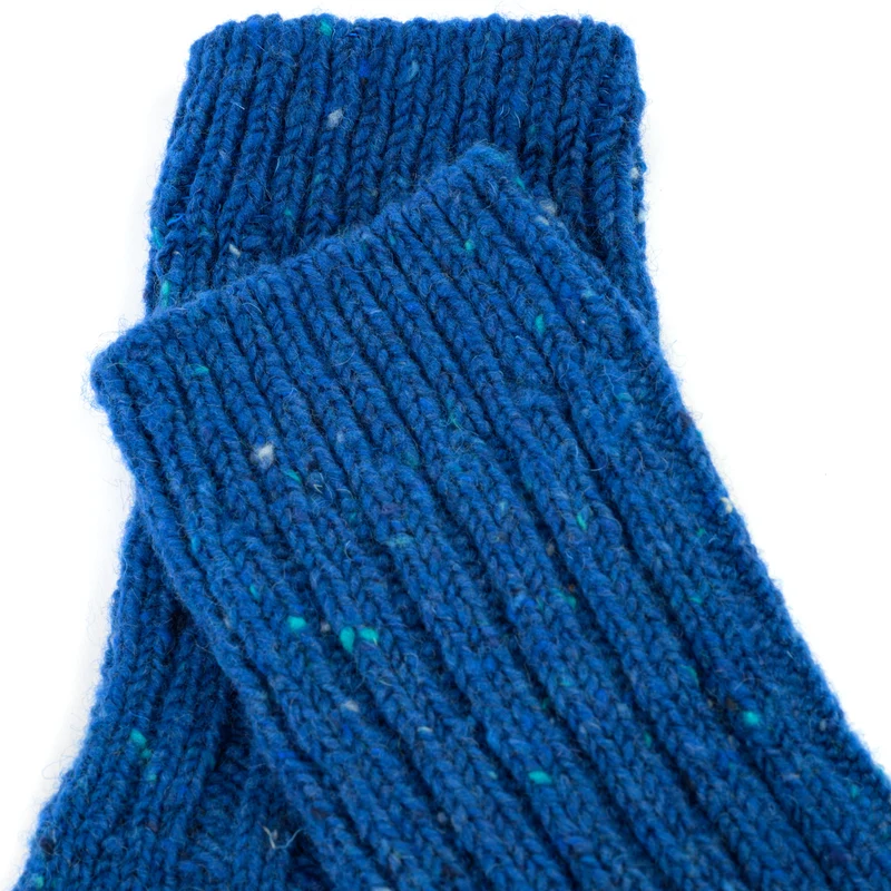 Einfarbige Wollsocken wie von Oma