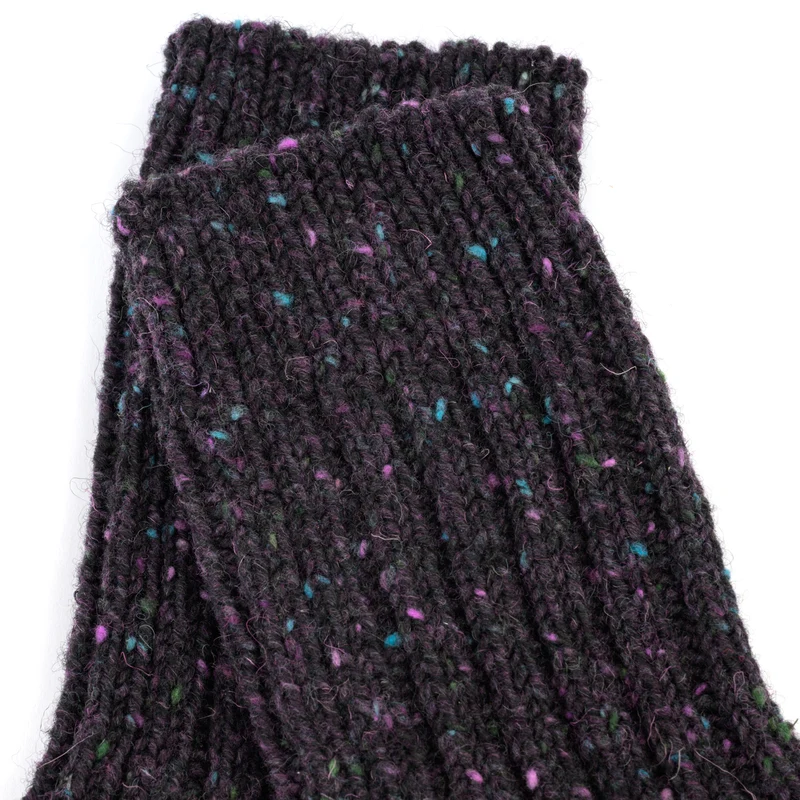 Einfarbige Wollsocken wie von Oma