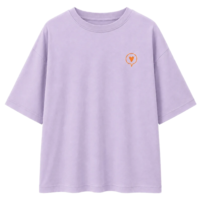 T-Shirt „Lila“ – DecoGoodies Collection